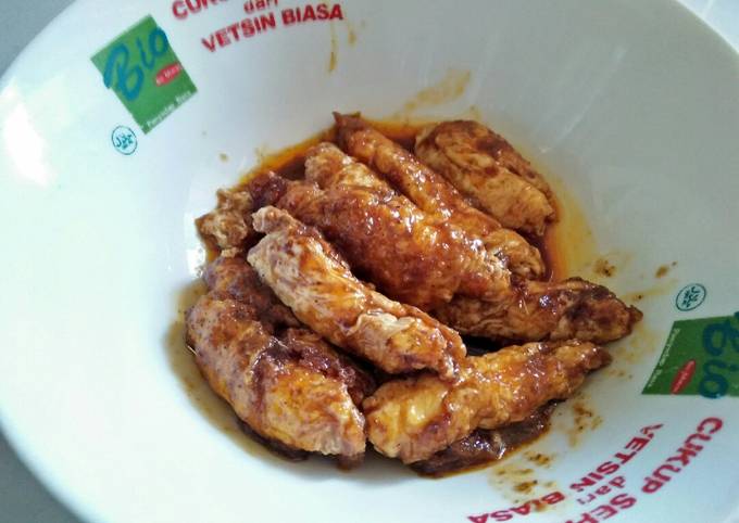 Standar Resep bikin Rendang putih telur simple (Bumbu Instan) (Ide Menu Harian) dijamin sempurna