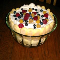 Mel's Famous Lemon Berry Trifle A picture of Mel's Famous Lemon Berry Trifle.