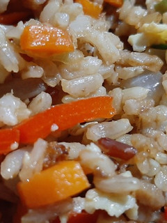 A picture of Pauper's Fried Brown Rice.