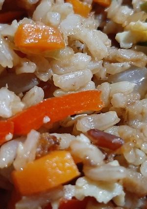 A picture of Pauper's Fried Brown Rice.
