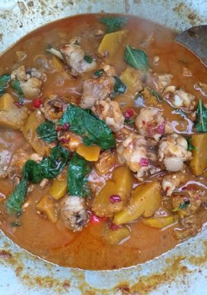 รูปของ แกงกะทิไก่ฟักทอง