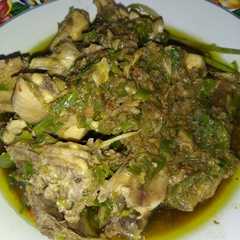 A picture of Rica-rica tulang ayam.