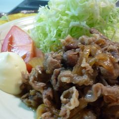 A picture of Pan-Fried Ginger Pork.
