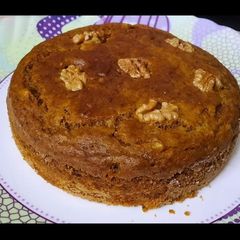 A picture of Wheat Walnut Banana Cake.