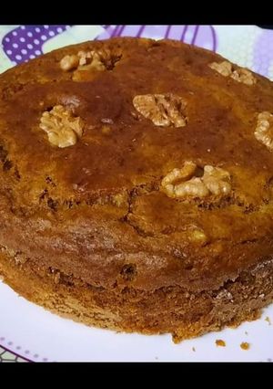 A picture of Wheat Walnut Banana Cake.