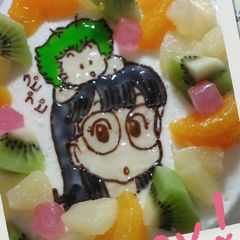 A picture of Banana Pudding Character Cake.