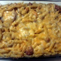A picture of Mac & Cheese Casserole.