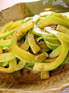 A picture of The Most Delicious Way to Eat This! Korean Pumpkin Namul.