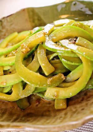 A picture of The Most Delicious Way to Eat This! Korean Pumpkin Namul.