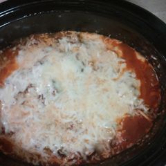 A picture of Slow cooker Whole Wheat ground turkey Spaghetti.