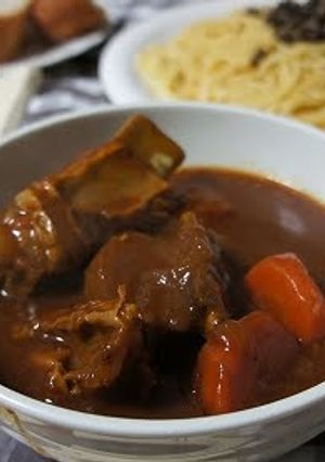 A picture of Easy to Make and Very Soft Spare Rib Stew.