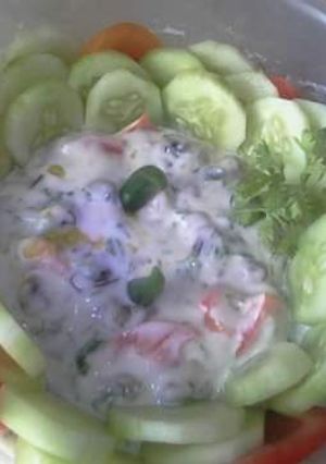 A picture of Mayo Creami Salad.