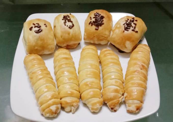 Bolen pisang dan choco cheese roll