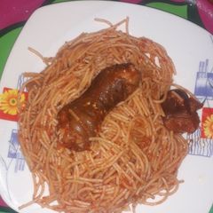 A picture of Spaghetti pasta..