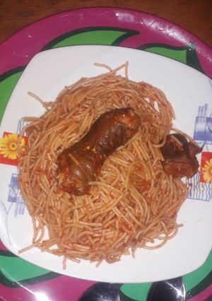 A picture of Spaghetti pasta..