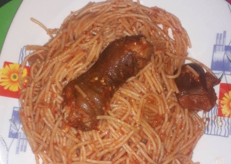 Recipe of Perfect Spaghetti pasta.