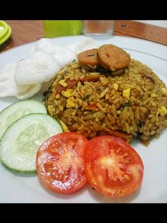 Foto resep Nasi goreng sosis