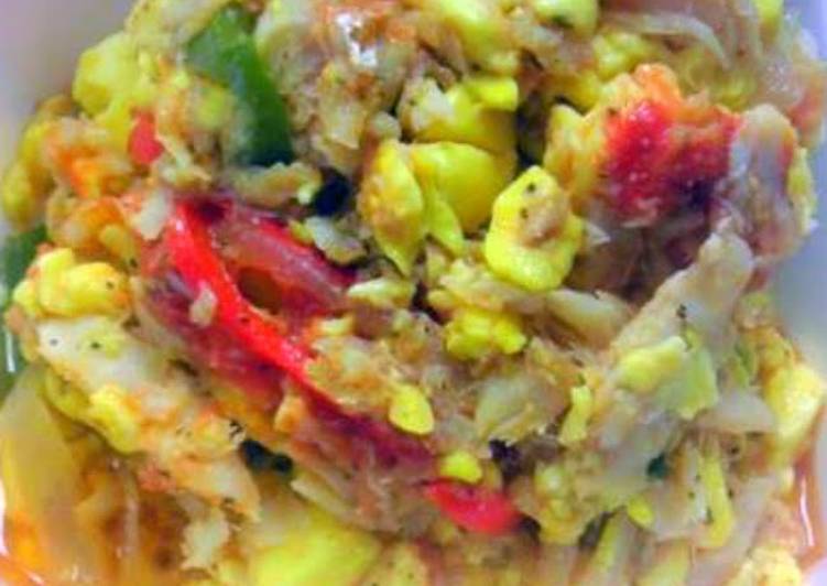 Easiest Way to Make Super Quick Homemade Ackee and salt fish