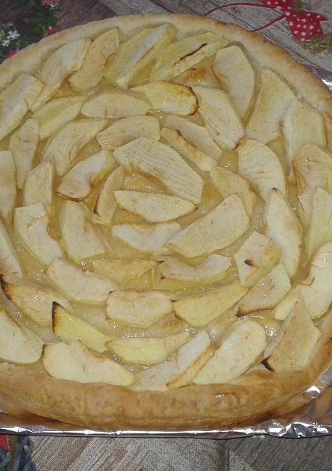 Una foto de Hojaldre de manzana🍏