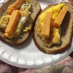 A picture of Cheese Over Egg On Rye.