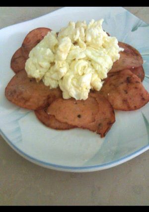 A picture of Meaty Egg Breakfast!.
