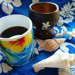 A picture of Coconut Oil Infused Coffee.