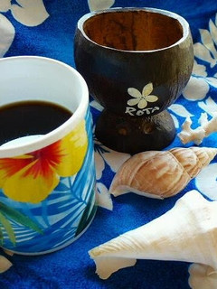 A picture of Coconut Oil Infused Coffee.