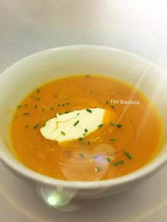 Una foto de Crema de calabaza al horno (zapallo)