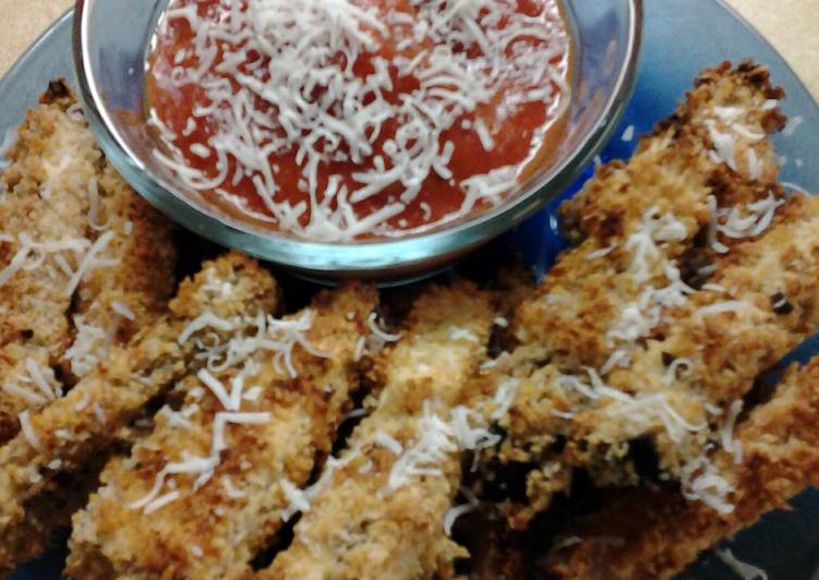 Simple Way to Make Favorite Romano Eggplant Fries