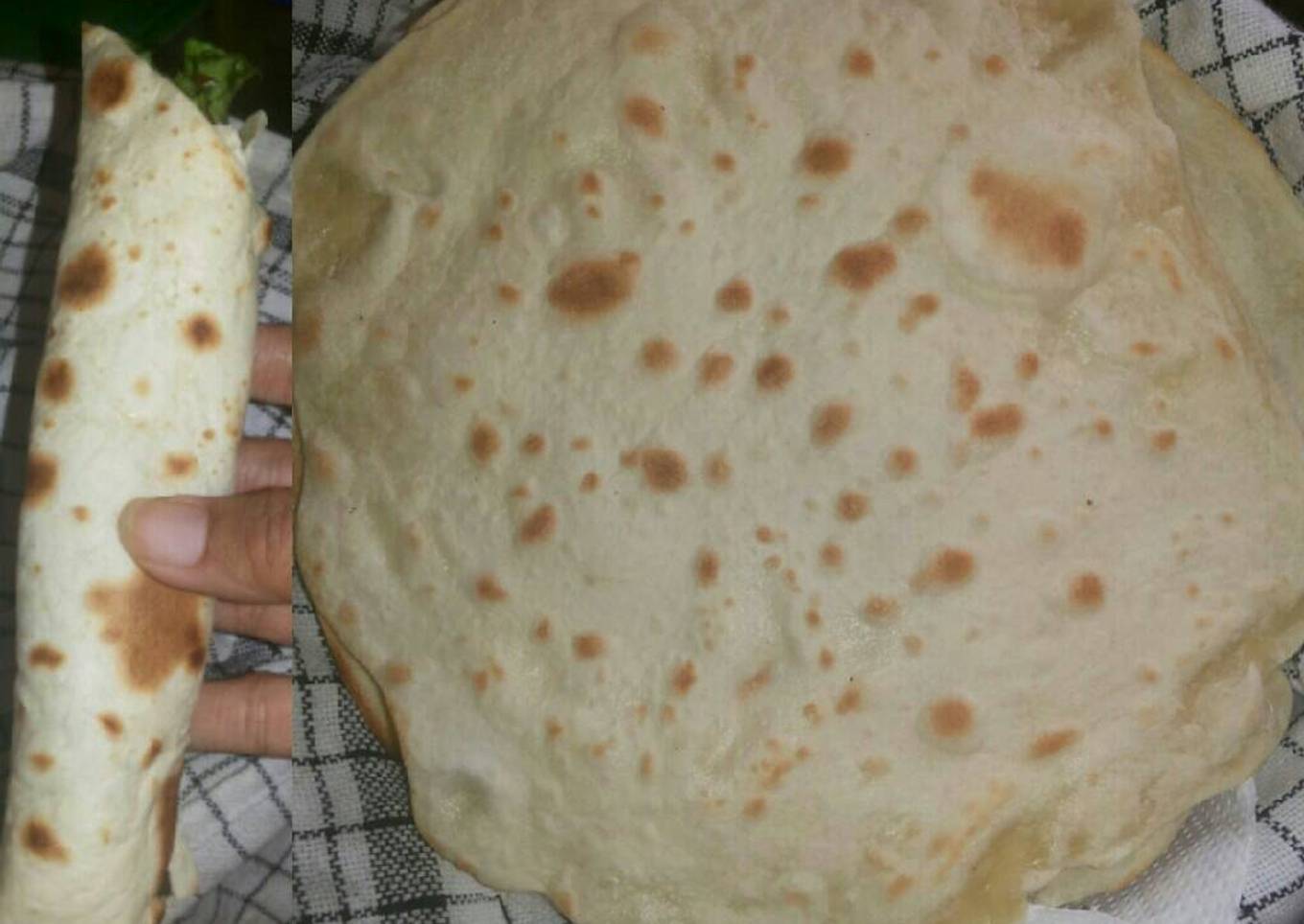 Tortila kebab simple