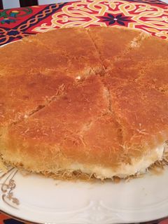 صورة لوصفة كنافة بالقشطه