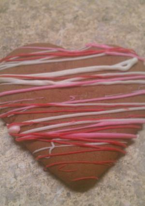 A picture of Chocolate Message Cookies.