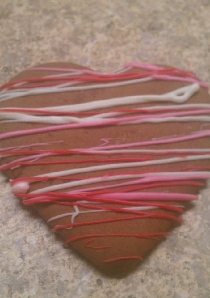 A picture of Chocolate Message Cookies.