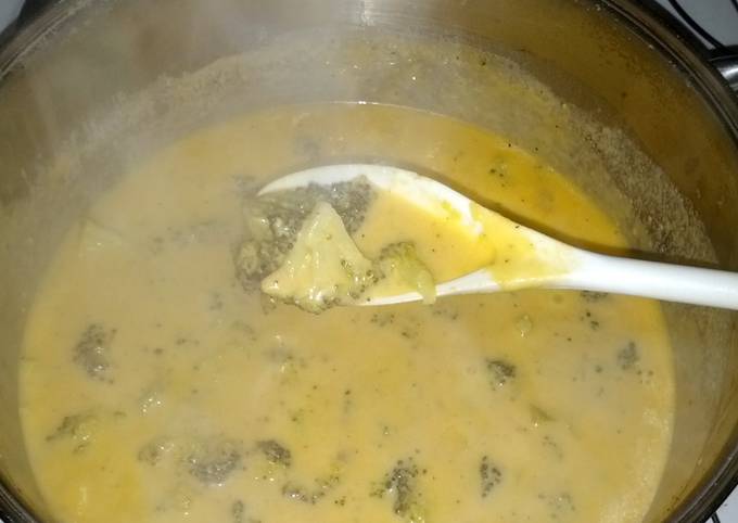 Aliesha's Broccoli &amp; Cheddar Soup!