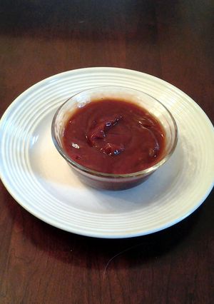 A picture of Arbys Sauce..(copycat recipe).