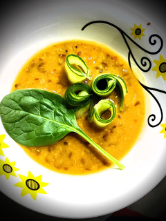 A picture of Langar vali dal with spinach twist.