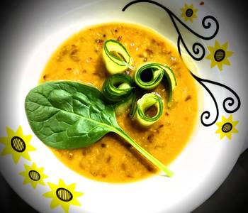 New Recipe Langar vali dal with spinach twist Home Style