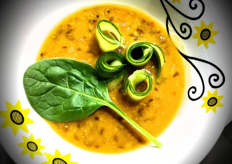 Langar vali dal with spinach twist Langar vali dal with spinach twist