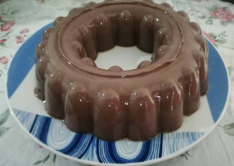 Puding Jeli Coklat