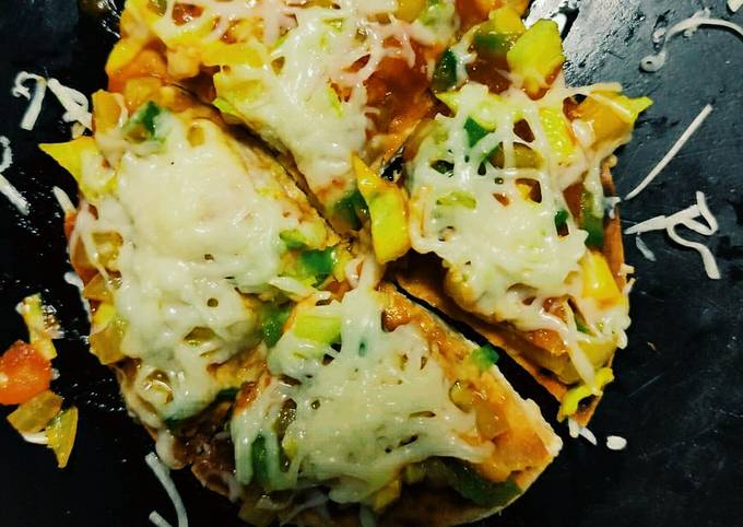 Recipe of Homemade Mini roti pizza