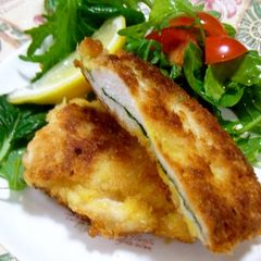 A picture of Low-Calorie Non-Fried Shiso Chicken Katsu.