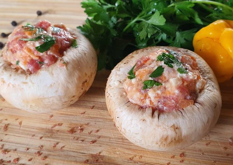 Easiest Way to Prepare Veloce Funghi ripieni 🍄