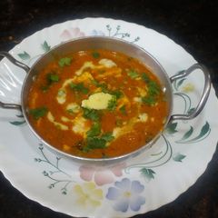 A picture of Muttor butter panner masala.