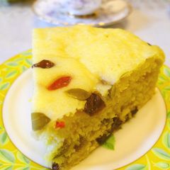 A picture of Chinese Steamed Castella Cake.