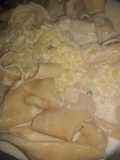 Pappardelles con salsa crema
