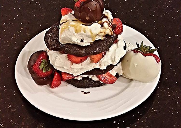 Recipe of Favorite Chocolate Strawberry Shortcakes