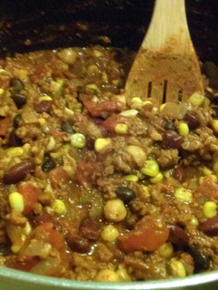 A picture of Vegetarian Chili.