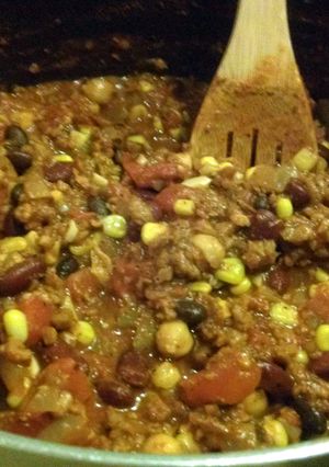 A picture of Vegetarian Chili.