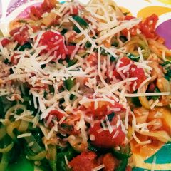 A picture of Fire Roasted Zoodles.