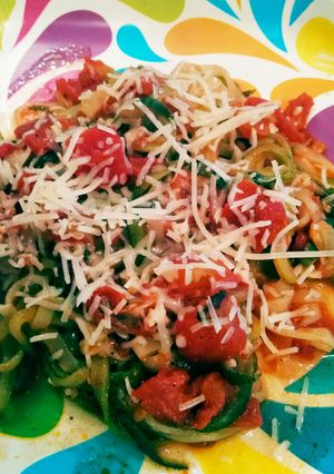 A picture of Fire Roasted Zoodles.